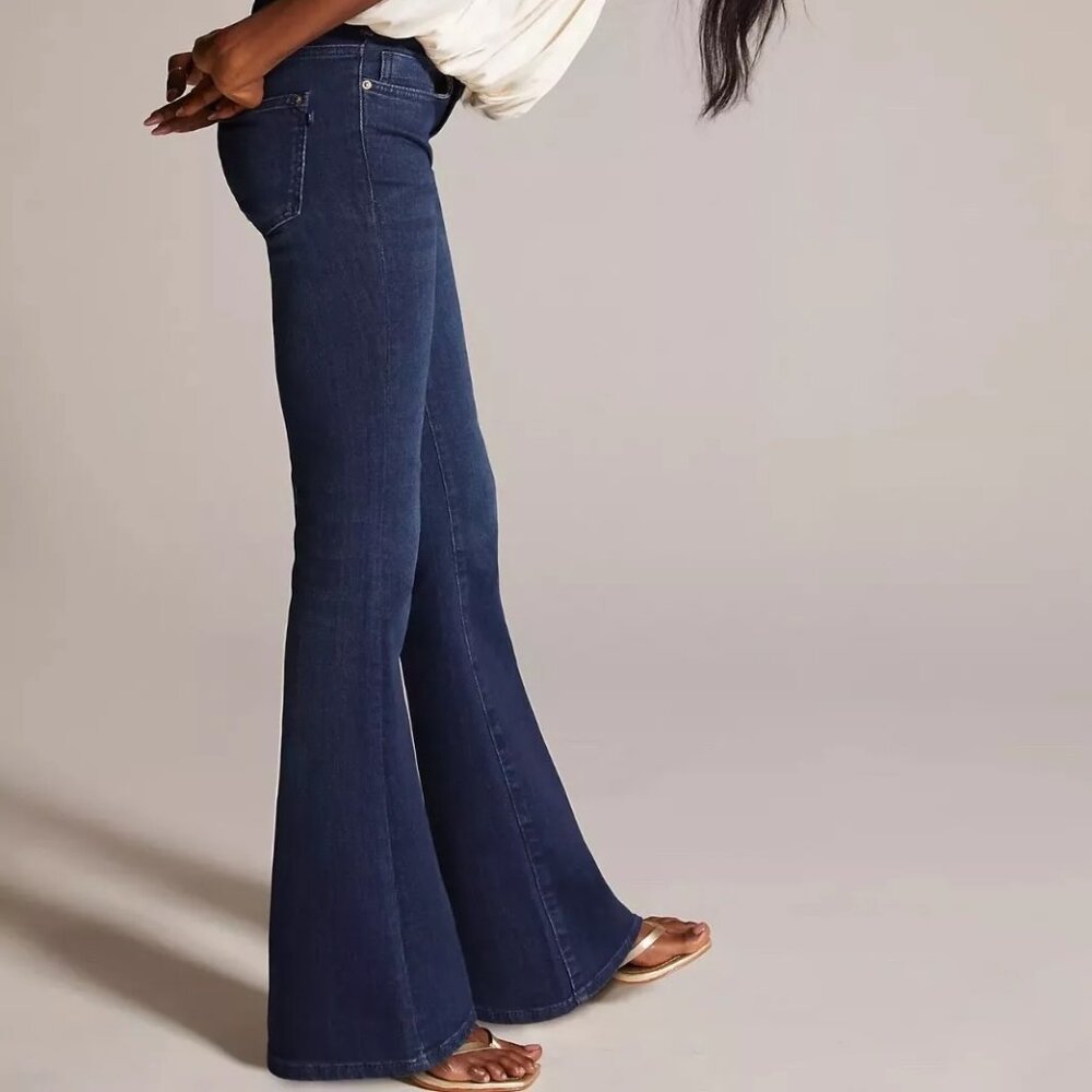 Pilcro Women's Boot Cut Jeans - Dark Blue